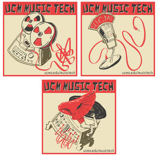 Sticker Designs for Music Technology Program